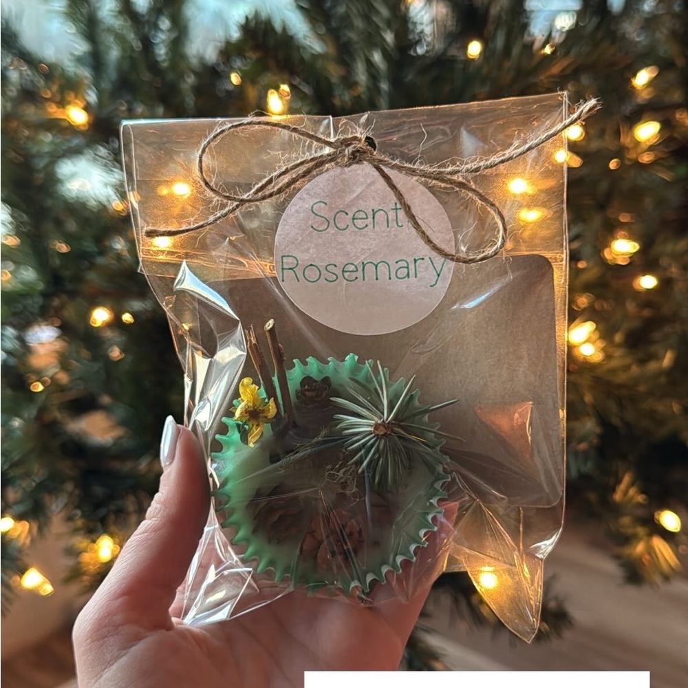 Fire starters made from 100% beeswax with custom essential oil scents